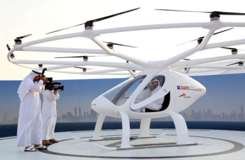 دبي تقترب من إطلاق خدمات التاكسي الطائر السياحي للتنقل داخل المدينة