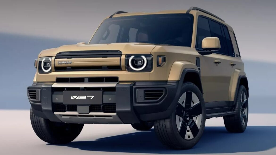 الكشف عن iCar V27 الجديدة كلياً بملامح تويوتا ولاندروفر